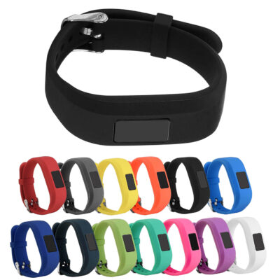 G.r.21.1 Gallery Silicone Strap For GarminnGarmin Vivofit JR In Blue