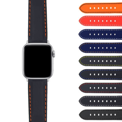 Ax.pu1 Gallery Rubber Divers Strap Apple Watch