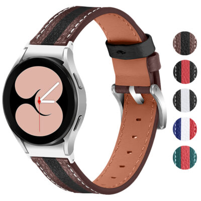 Leather Racing Strap For Samsung Galaxy Watch 7