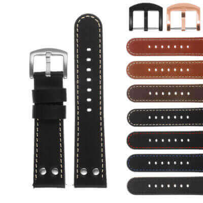 Leather Pilot Strap For Garmin Venu 3