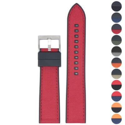 DASSARI Sailcloth FKM Hybrid Strap For MoonSwatch
