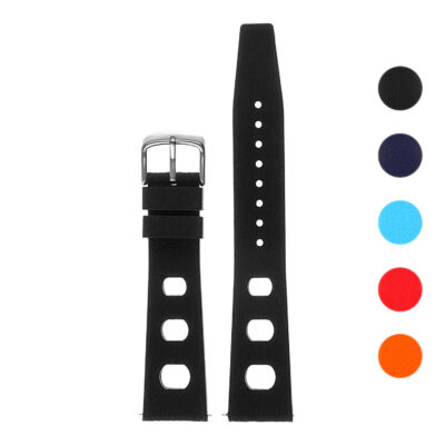 Vintage-Style Rubber Rally Strap for MoonSwatch For MoonSwatch