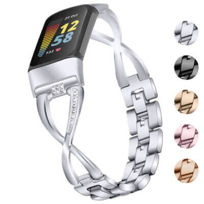 Glamour Bracelet For Fitbit Charge 6