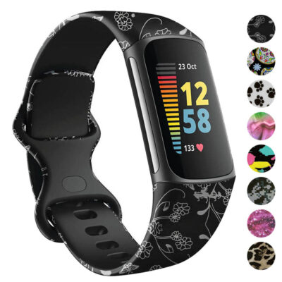 Infinity Print Band For Fitbit Charge 6