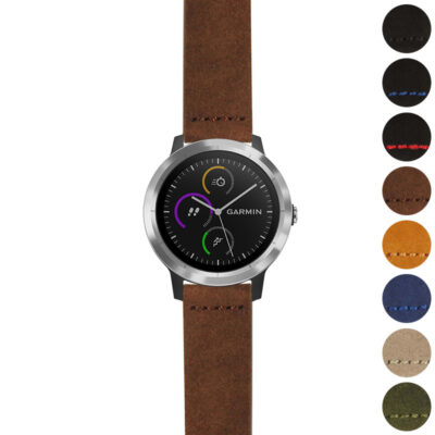 g.viv3.st29 Gallery Brown StrapsCo Heavy Duty Suede Watch Strap 20mm