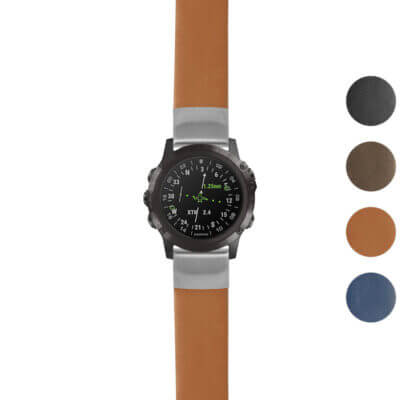 g.d2dpx.st24 Gallery Tan StrapsCo Heavy Duty Leather Watch Band Strap 20mm