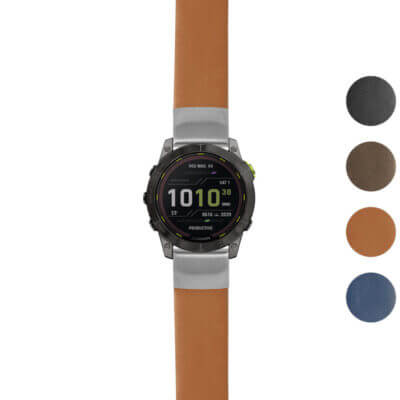 g.ed2.st24 Gallery Tan StrapsCo Heavy Duty Leather Watch Band Strap 20mm