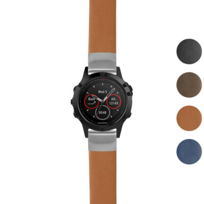 g.f5.st24 Gallery Tan StrapsCo Heavy Duty Leather Watch Band Strap 20mm