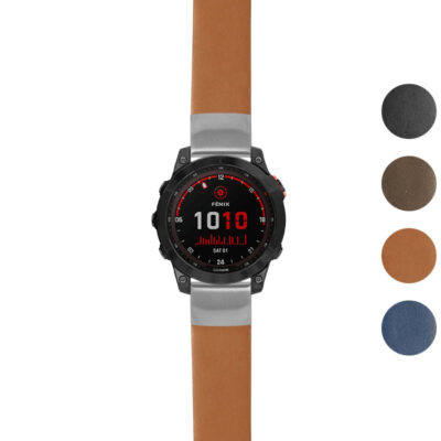 g.f7.st24 Gallery Tan StrapsCo Heavy Duty Leather Watch Band Strap 20mm