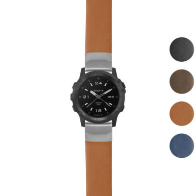g.tch.st24 Gallery Tan StrapsCo Heavy Duty Leather Watch Band Strap 22mm