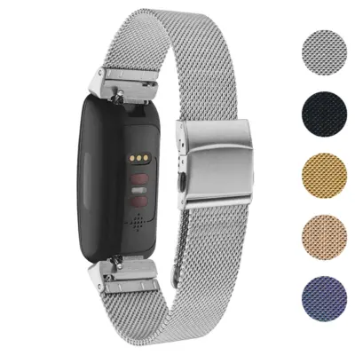 m111 Gallery StrapsCo Pro Mesh Stainless Steel Watch Band Strap for Fitbit Inspire 2