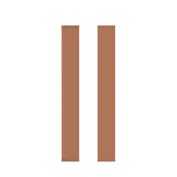 g.r57.2.20 Upright Brown StrapsCo Silicone Strap for Garmin Venu 2S Vivomove 3S Vivoactive 4S