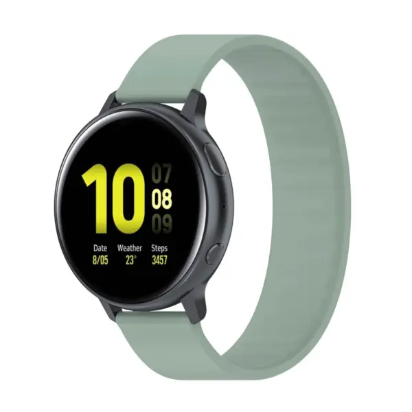g.r57.11.20 Main Light Green StrapsCo Silicone Strap for Garmin Venu 2S Vivomove 3S Vivoactive 4S