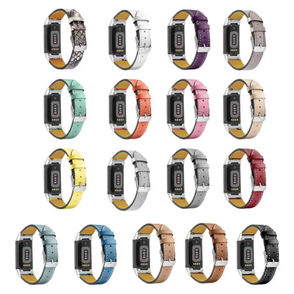 Everyday Leather Band For Fitbit Charge 6 #2