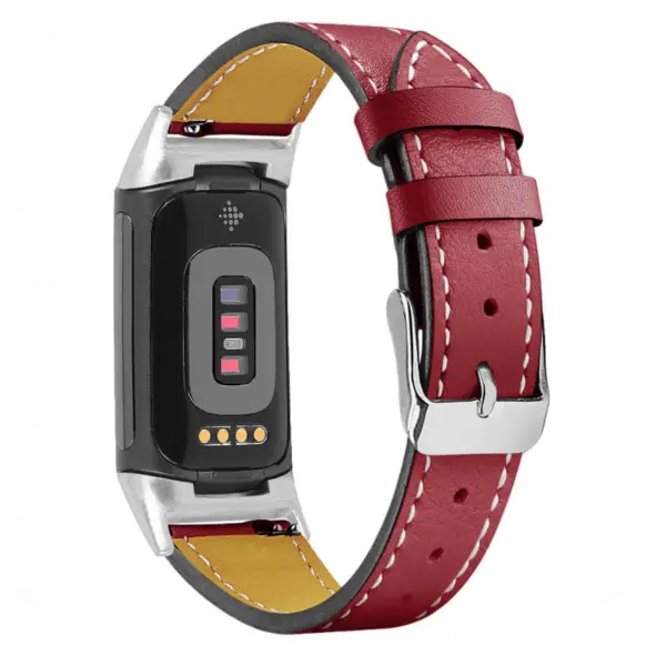 Everyday Leather Band For Fitbit Charge 6 #13