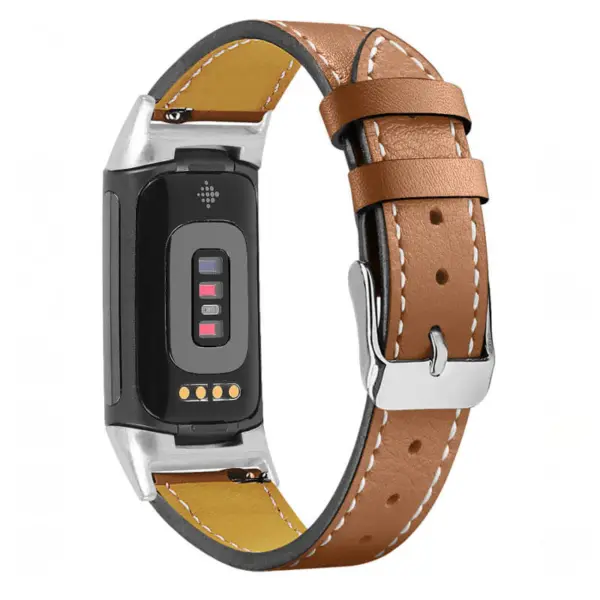 Everyday Leather Band For Fitbit Charge 6 #17