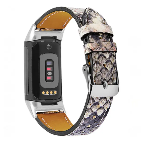 Everyday Leather Band For Fitbit Charge 6 #19