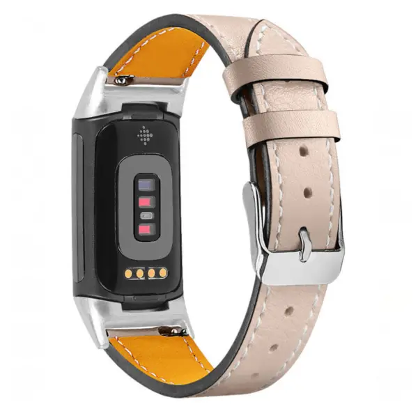 Everyday Leather Band For Fitbit Charge 6 #21