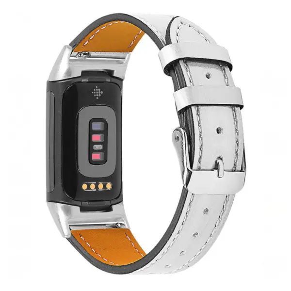 Everyday Leather Band For Fitbit Charge 6 #20