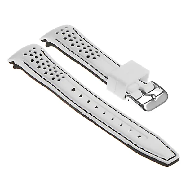 Rubber Perforated Rally Strap with Curved Ends For MoonSwatch #13