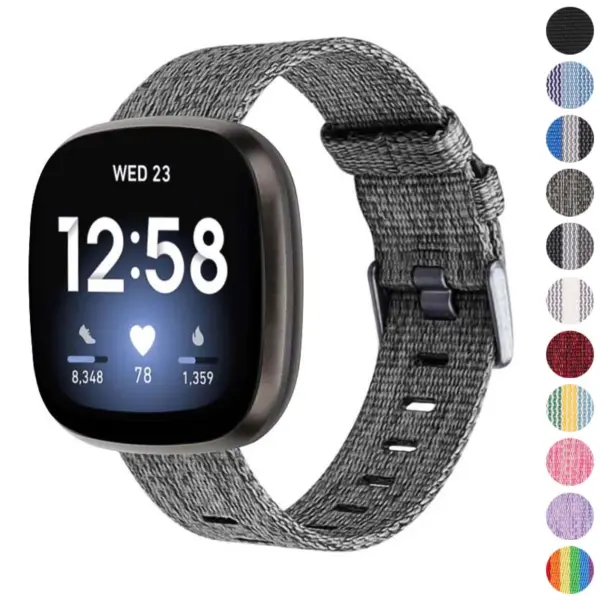 Everyday Canvas Strap For Fitbit Sense 2 #1
