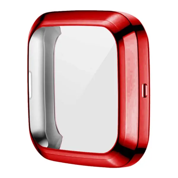 fb.pc12.6 Main Red StrapsCo TPU Rubber Protective Case for Versa 2