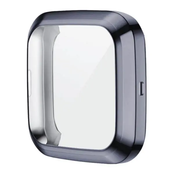 fb.pc12.7 Main Grey StrapsCo TPU Rubber Protective Case for Versa 2