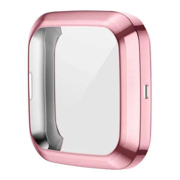 fb.pc12.13 Main Pink StrapsCo TPU Rubber Protective Case for Versa 2