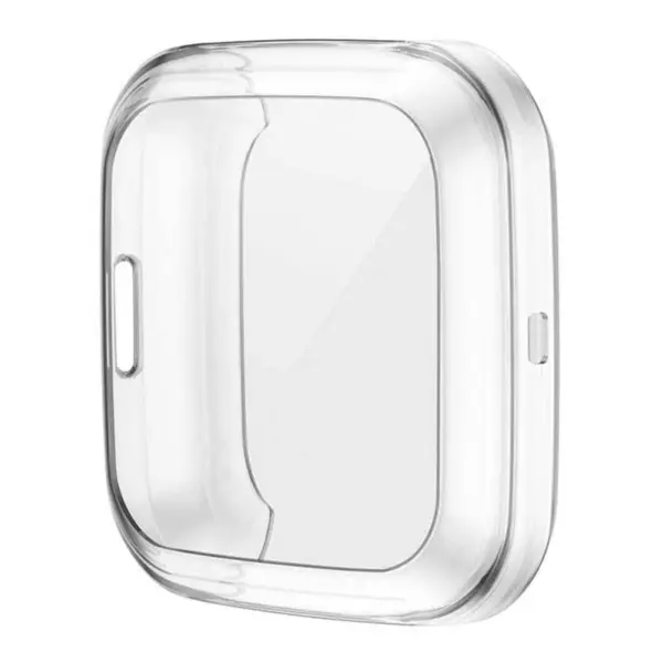 fb.pc12.22 Main Clear StrapsCo TPU Rubber Protective Case for Versa 2