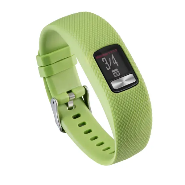 G.r38.11 Main Green StrapsCo Silicone Rubber Watch Band Strap For Garmin Vivofit 4 Small Large