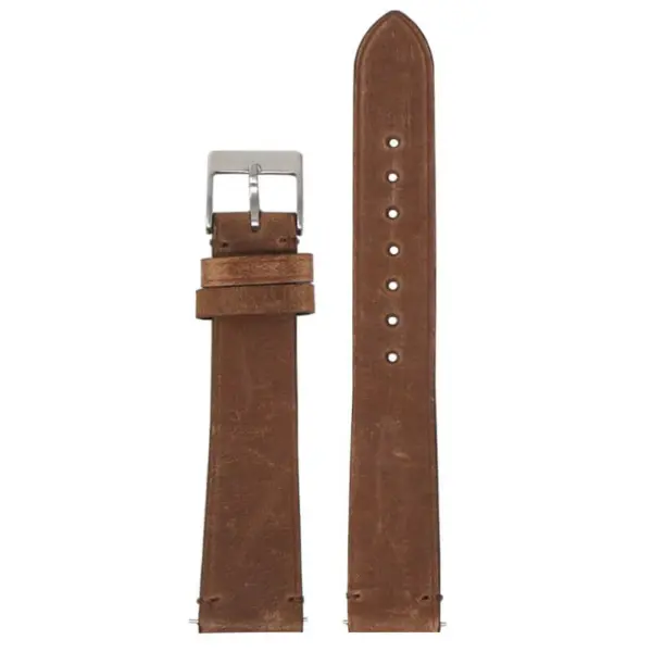ds31.9 Main Mahogany DASSARI Rustic Leather Watch Band Strap 18mm 19mm 20mm 21mm 22mm