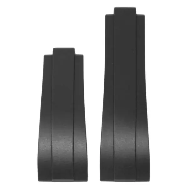r.rx8.1.nb up Black StrapsCo Gridlock Rubber Watch Band Strap for Rolex 20mm