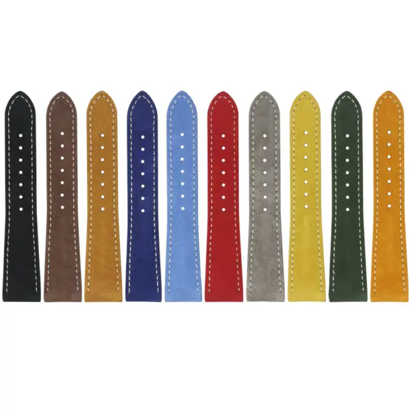 st34 All Colors StrapsCo Classic Suede Leather Watch Band Strap Mens Quick Release 16mm 18mm 19mm 20mm 21mm 22mm 24mm 1