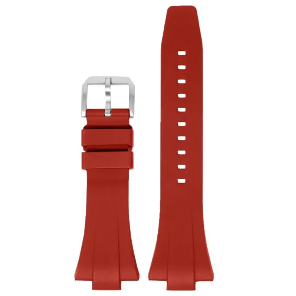 ts.r1.6 Up Red DASSARI Fitted FKM Strap For Tissot PRX 40mm