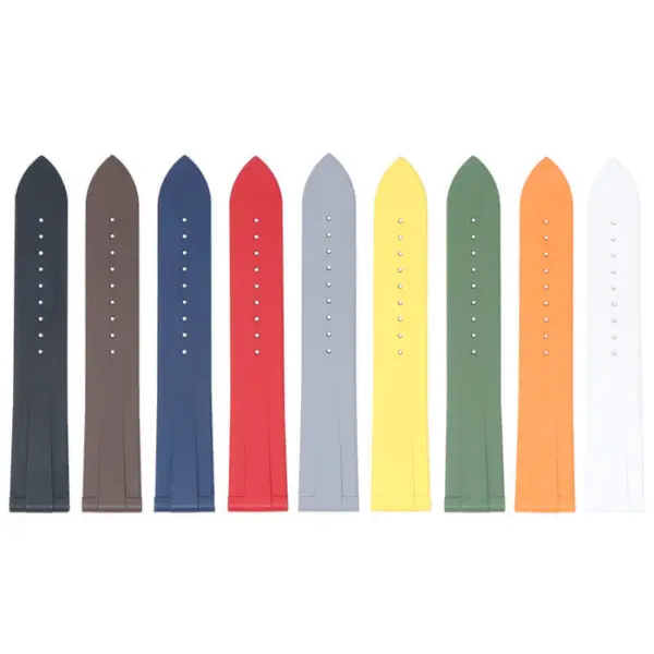 fk12 All Color DASSARI T Line FKM Rubber Watch Band Strap 20mm 22mm