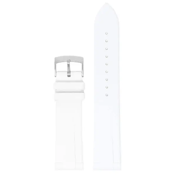 fk12.22 Up White DASSARI T Line FKM Rubber Watch Band Strap 20mm 22mm