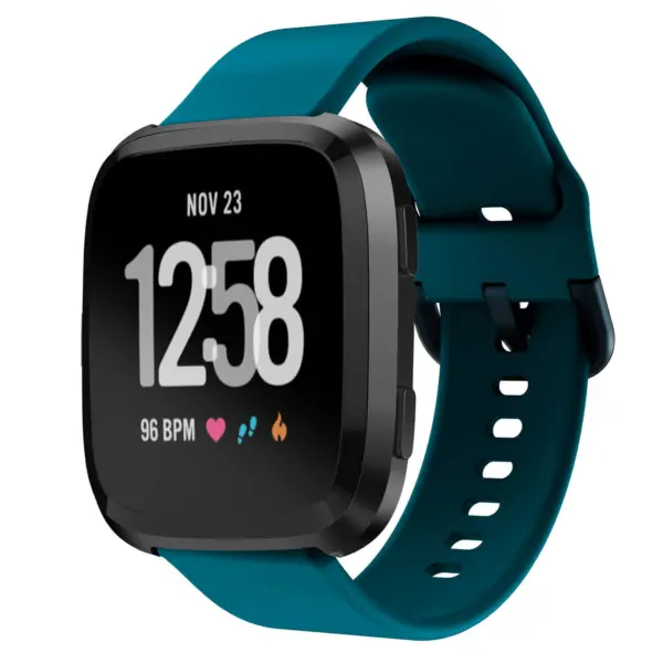 fb.r43.11 Main Teal StrapsCo Silicone Rubber Watch Band Strap for Fitbit Versa