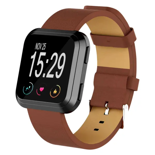 Fb.l5.2 Front Leather Strap For Versa In Brown
