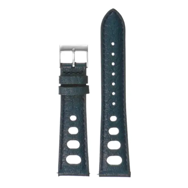 Ra5.5 DASSARI Leather Rally Strap In Blue 2