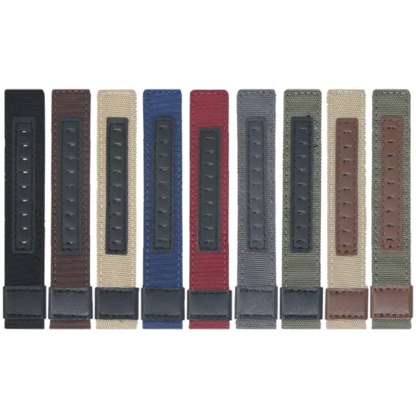 ks.ny2 All Color StrapsCo Rugged Canvas Watch Band Strap 19mm 20mm 21mm 22mm