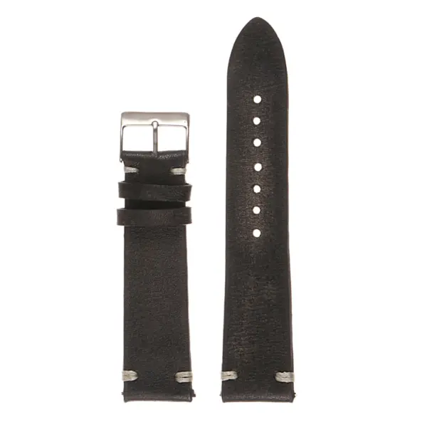 Ks4.1 Top Leather Strap In Black