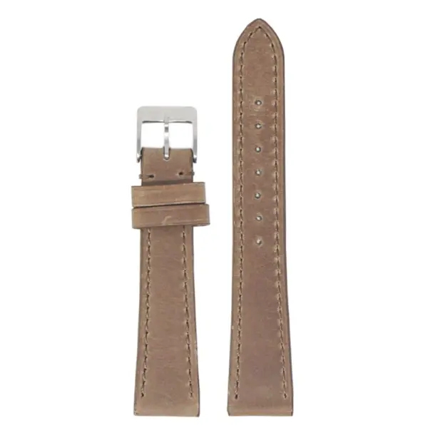 Women's Vintage Waxed Leather Strap With Quick Release #5