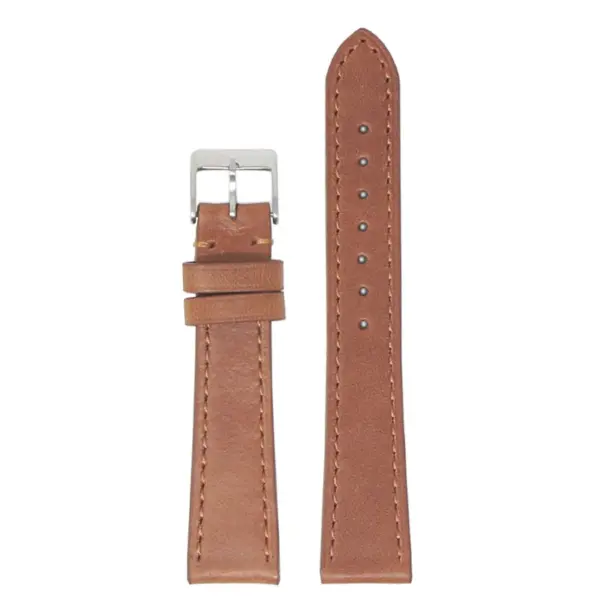 Women's Vintage Waxed Leather Strap With Quick Release #9