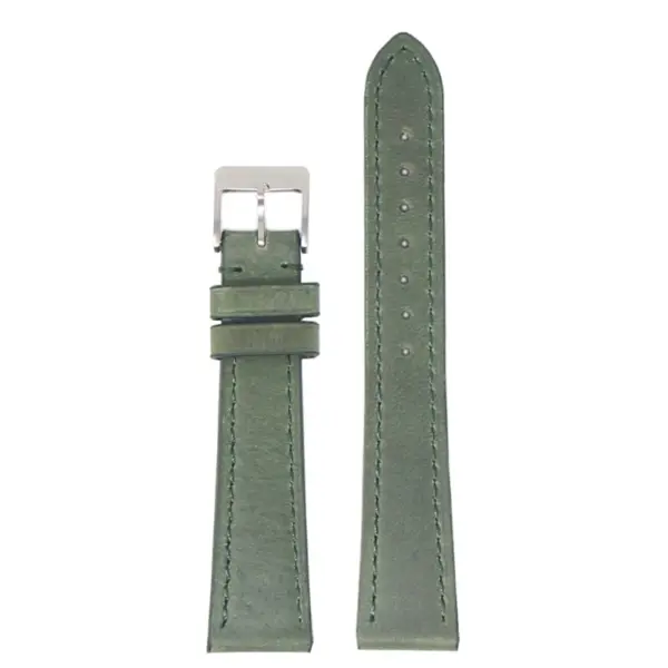 Women's Vintage Waxed Leather Strap With Quick Release #10