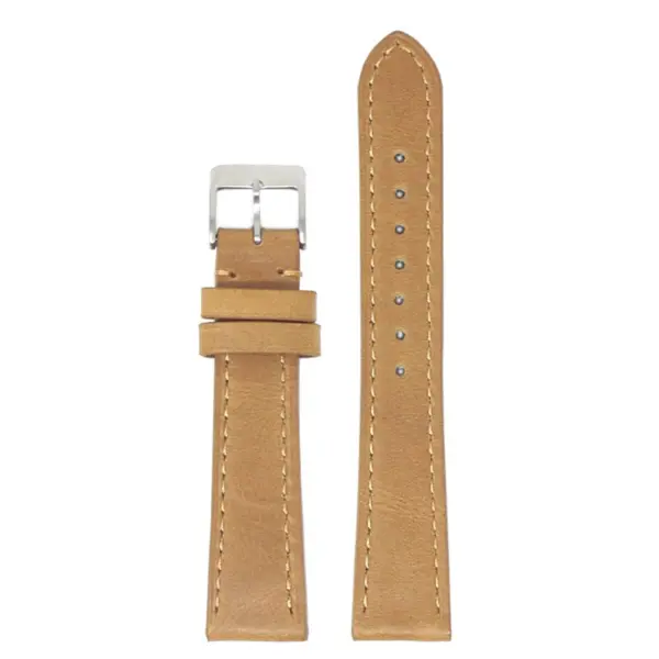 Women's Vintage Waxed Leather Strap With Quick Release #11