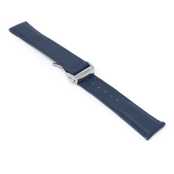 kd5.5.5.bs Angle Blue Dassari Sailcloth Watch Band Strap with Deployant Clasp 19mm 20mm 21mm 22mm