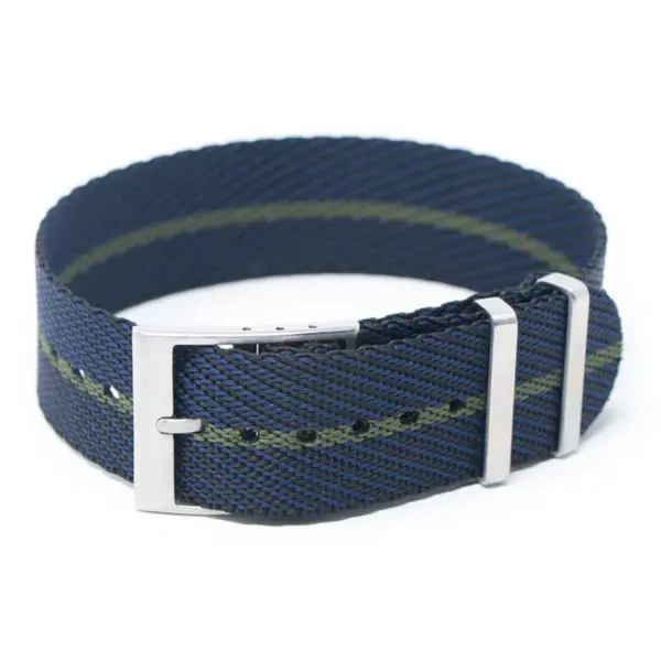 Nt5.1.11 Main Midnight Blue Green StrapsCo Twill Weaved Nylon NATO Watch Band Strap 20mm 22mm 1500x1500