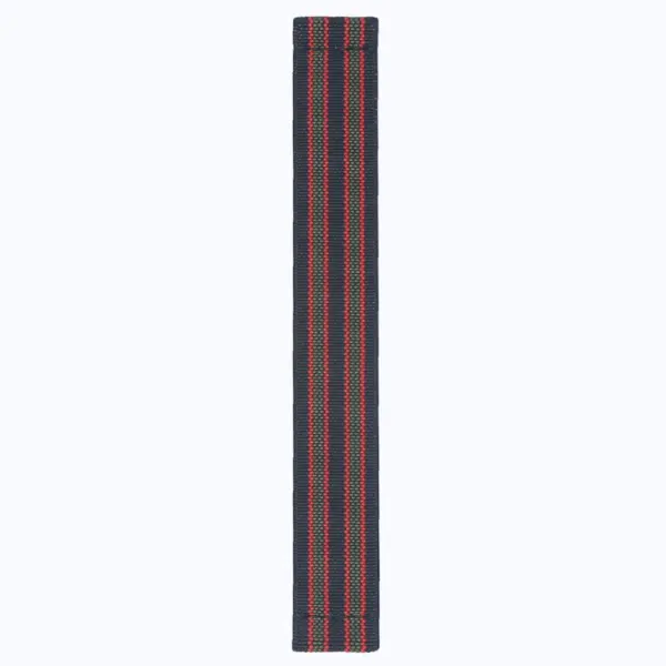 nt14.1.11.6 Up Vintage Bond Black Green & Red StrapsCo Nylon Stretch One Piece Watch Band Strap 18mm 20mm 22mm 24mm