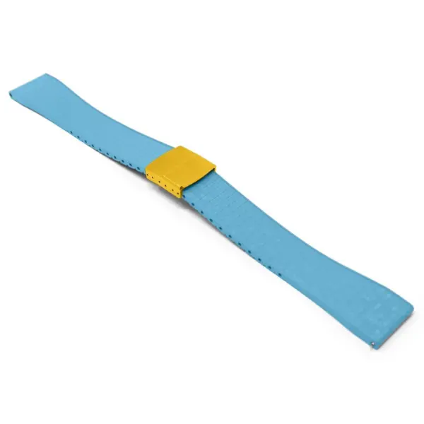 fk29.5a yg main Baby Blue DASSARI Mosaic CTS FKM Vulcanized Rubber Watch Band Strap Cut To Size 20mm 22mm