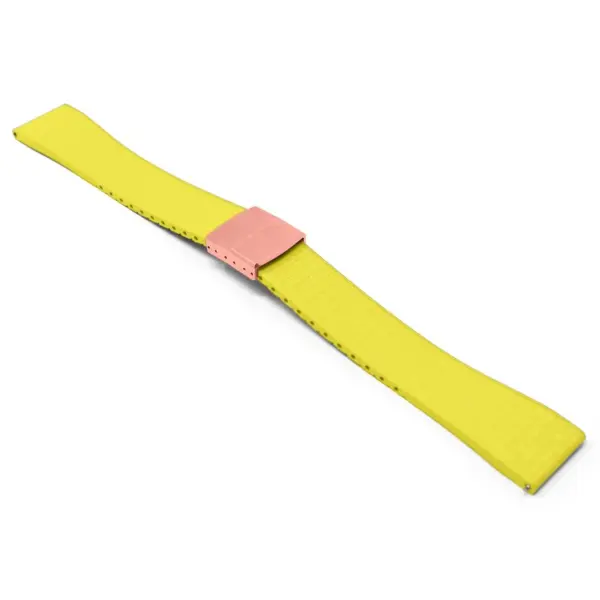 fk29.10 rg main Yellow DASSARI Mosaic CTS FKM Vulcanized Rubber Watch Band Strap Cut To Size 20mm 22mm